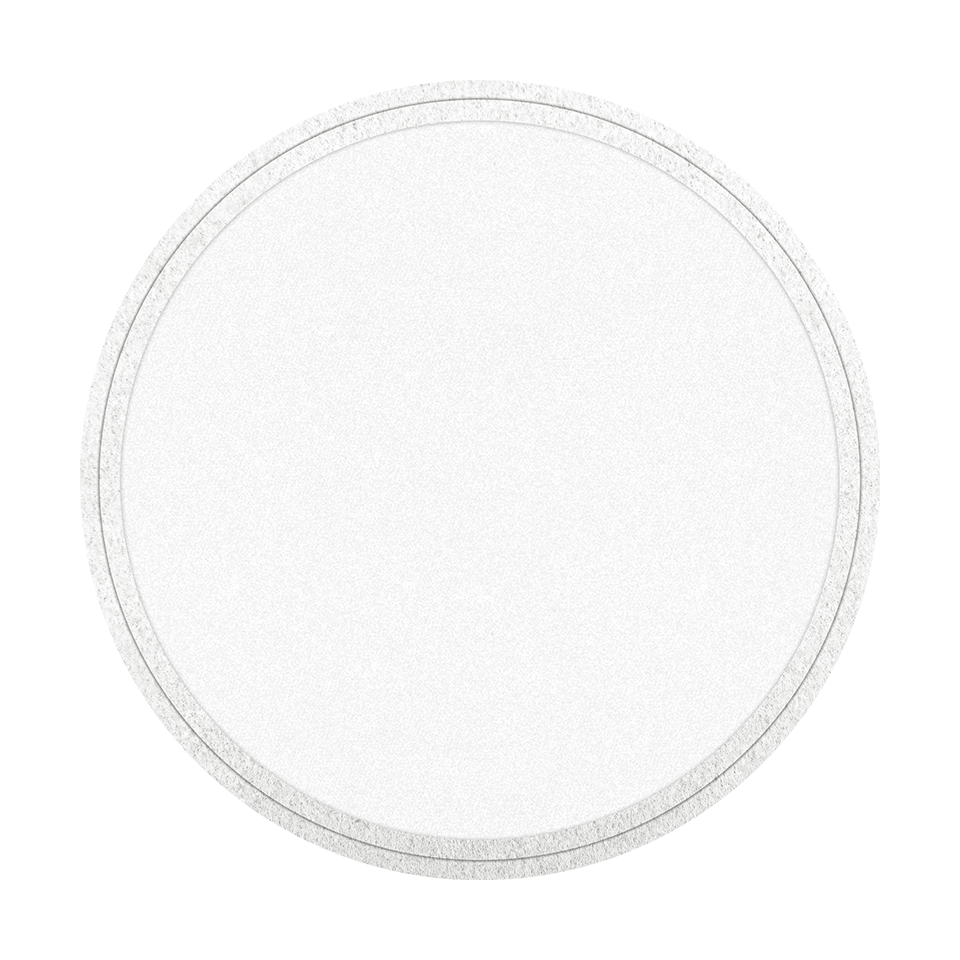 Parche VELUR con DTF Eco Flock Redondo con Acabado Mate