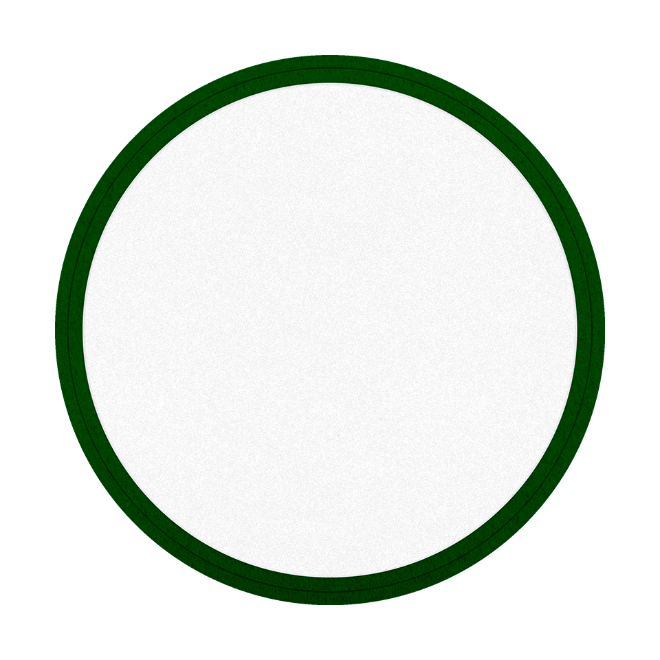 Parche VELUR con DTF Eco Flock Redondo con Acabado Mate