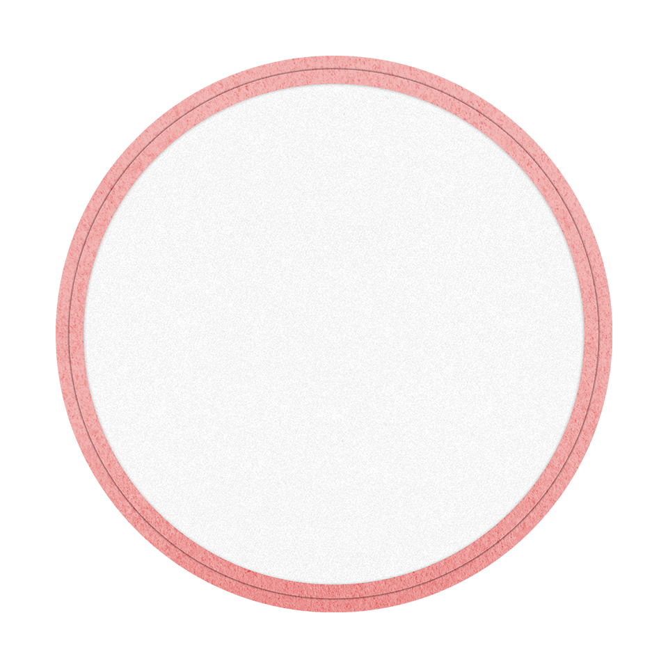 Parche VELUR con DTF Eco Flock Redondo con Acabado Mate