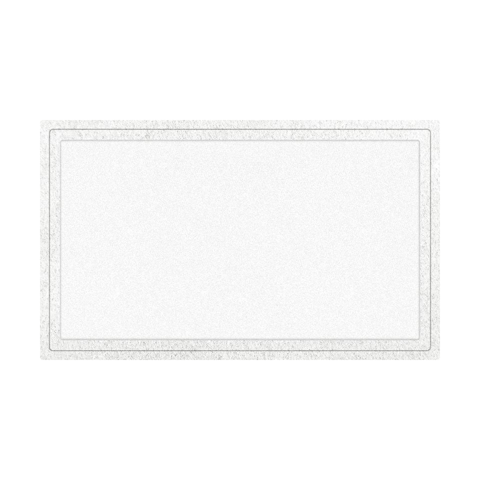 Parche VELUR Acabado Mate con Flock Rectangular