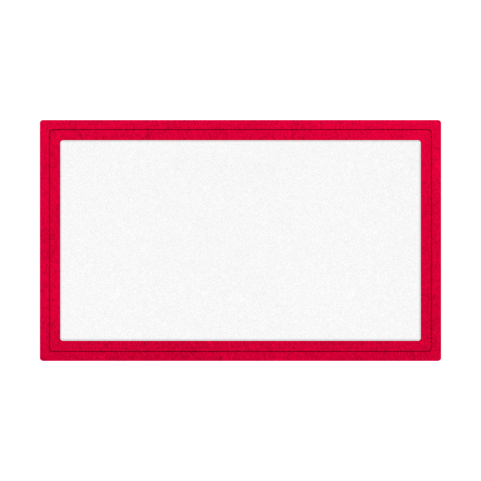 Parche VELUR Acabado Mate con Flock Rectangular