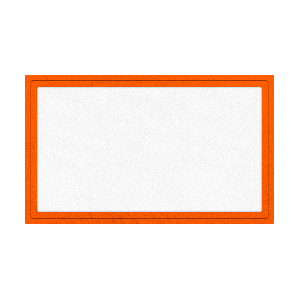 Parche VELUR Acabado Mate con Flock Rectangular