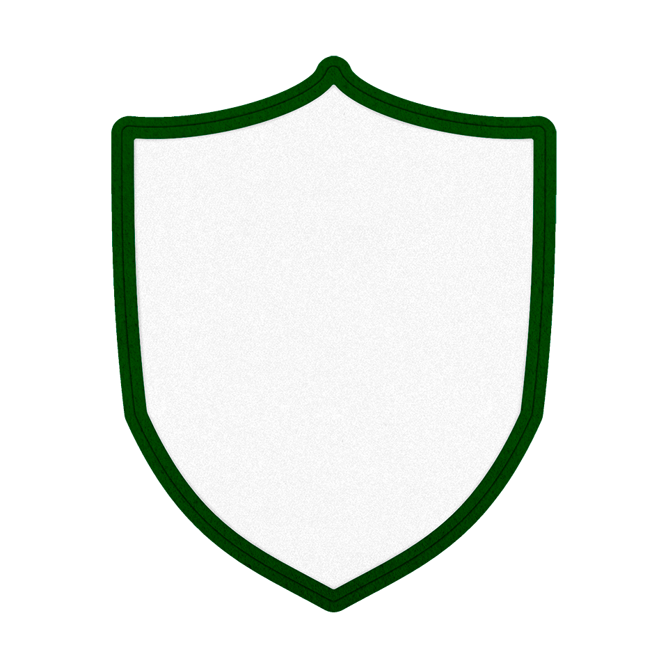 Parche VELUR Personalizable con Flock en Forma de Escudo