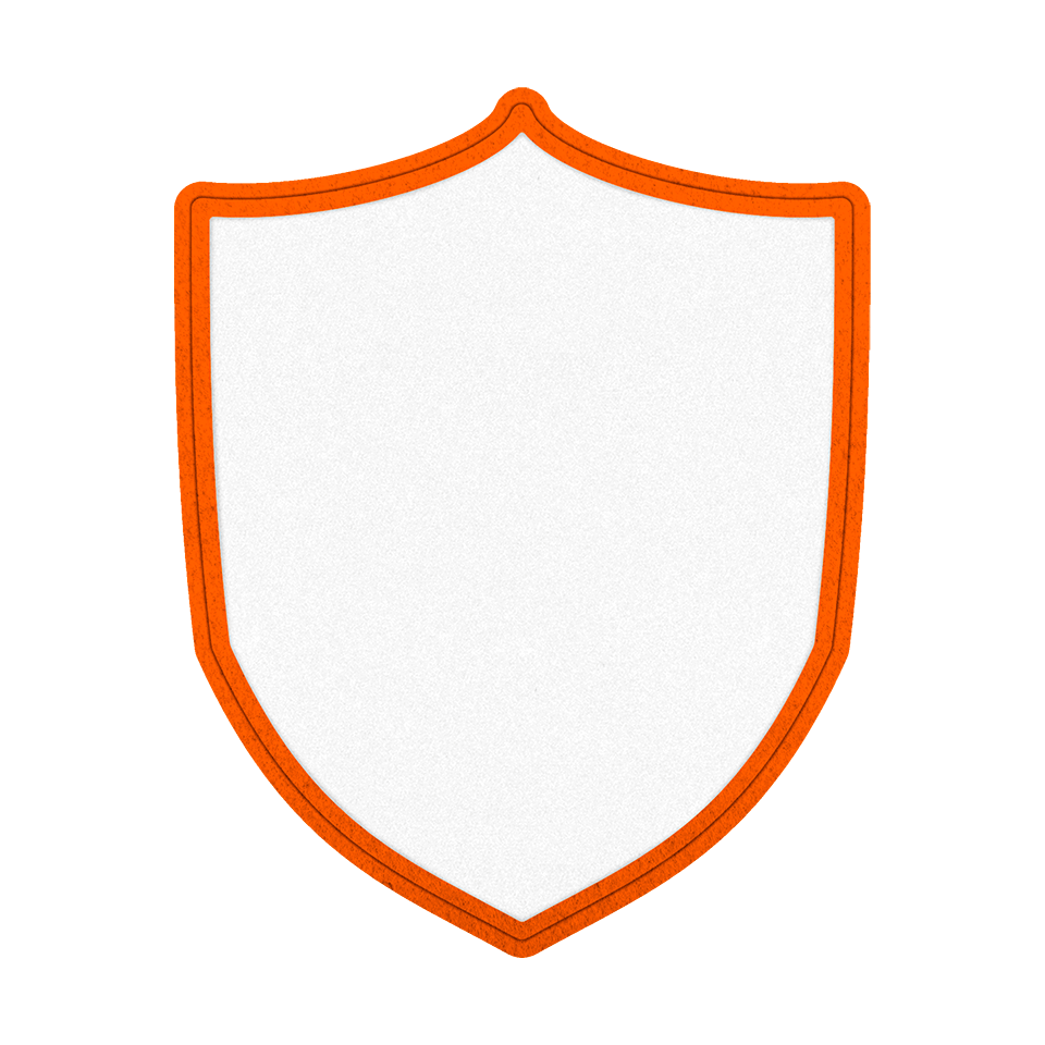 Parche VELUR Personalizable con Flock en Forma de Escudo