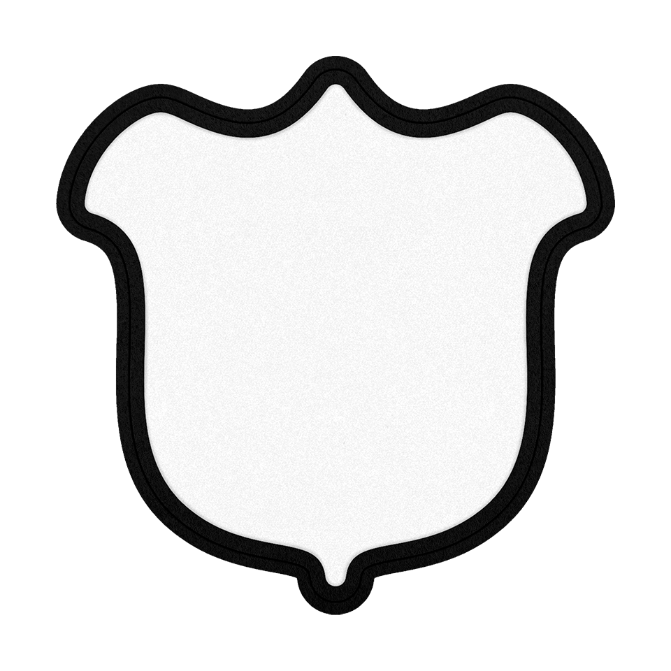 Parche VELUR con Flock Mate con Forma de Tulipán