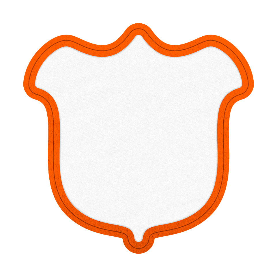 Parche VELUR con Flock Mate con Forma de Tulipán