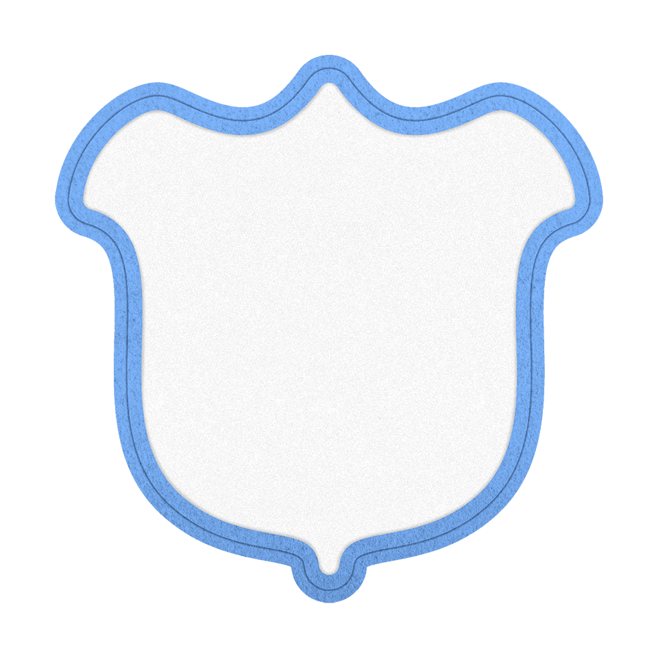 Parche VELUR con Flock Mate con Forma de Tulipán