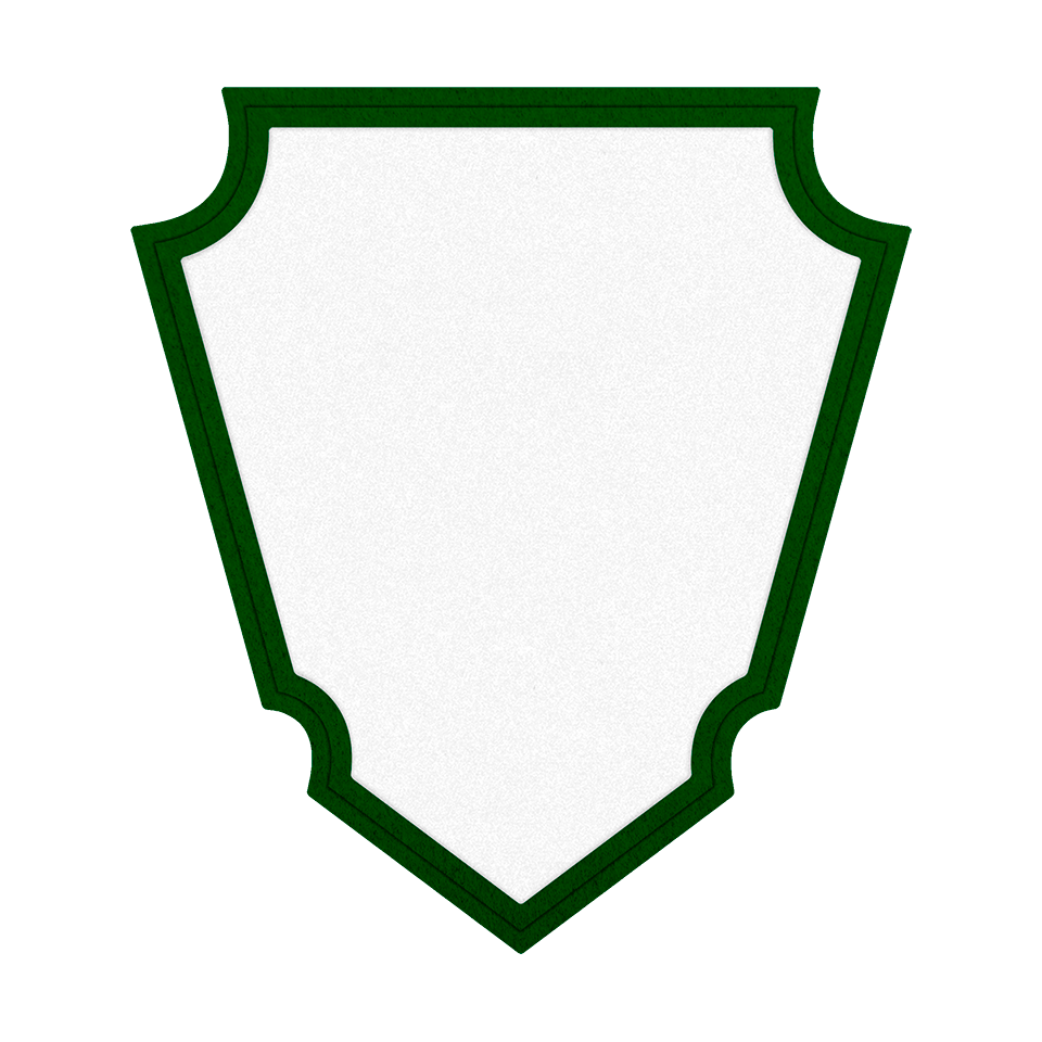 Parche VELUR con Flock Acabado Mate en Forma de Punta de Flecha