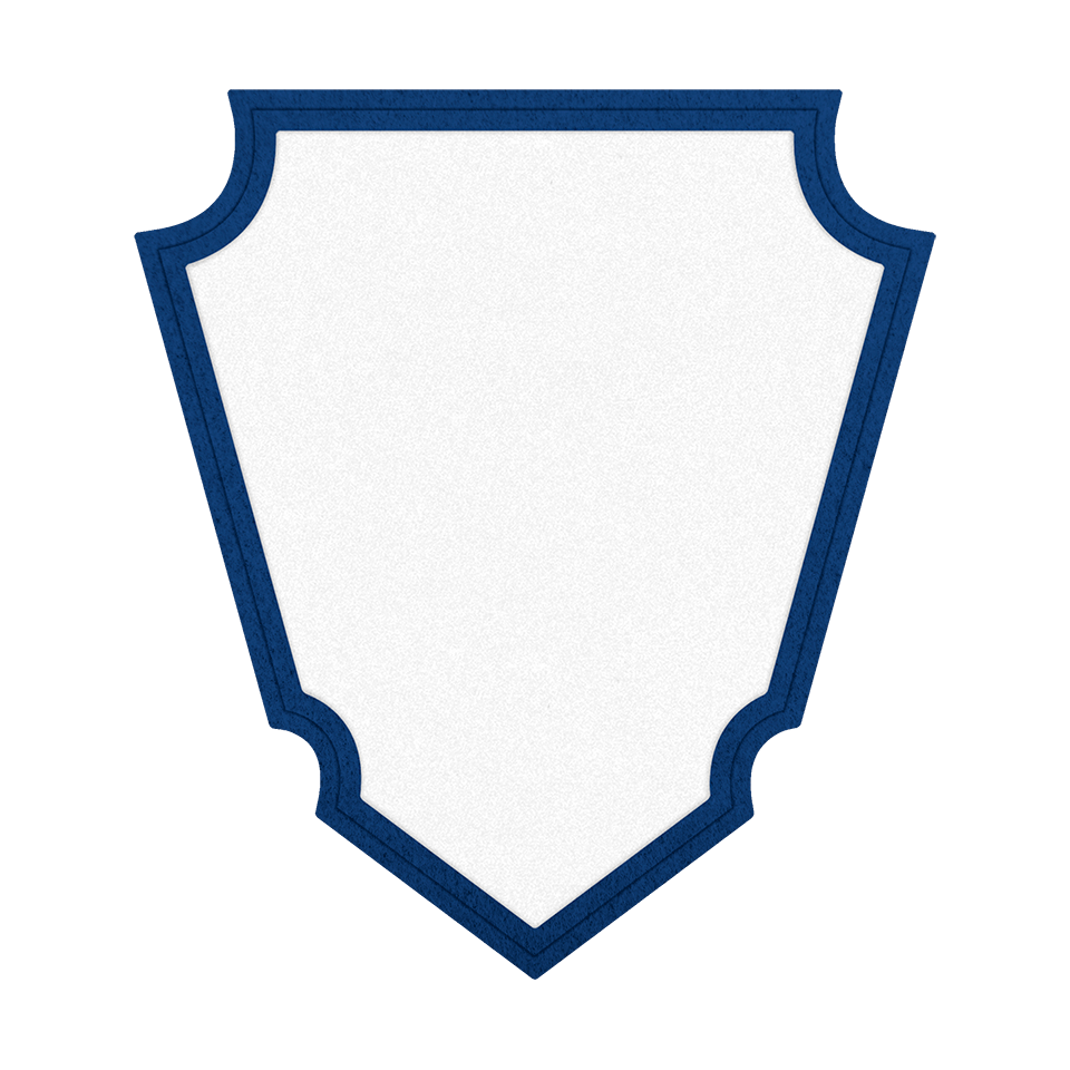 Parche VELUR con Flock Acabado Mate en Forma de Punta de Flecha