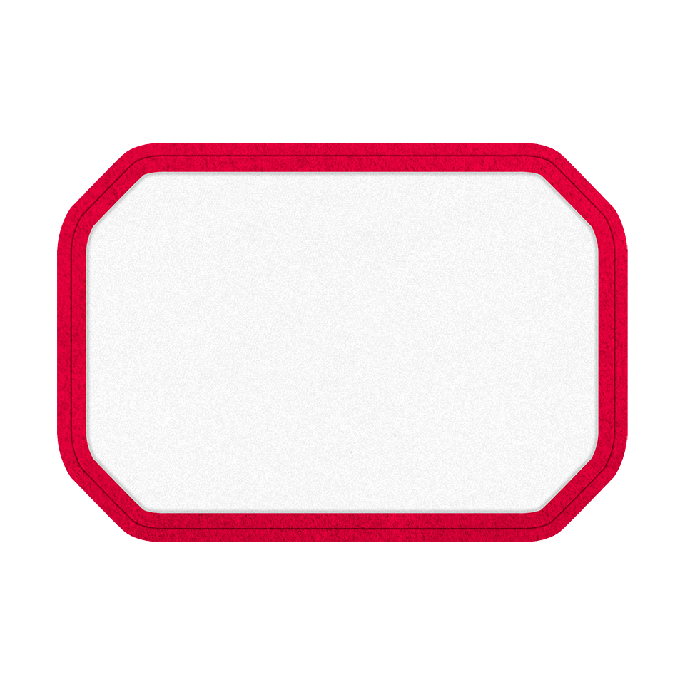 Parche VELUR con Flock Mate en Forma Hammer Personalizable