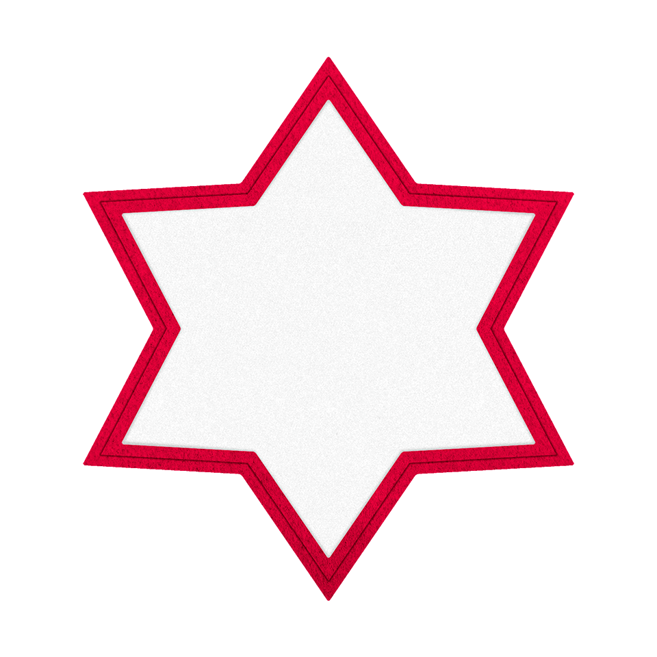 Parche VELUR con Flock Mate de Colores en Forma de Estrella