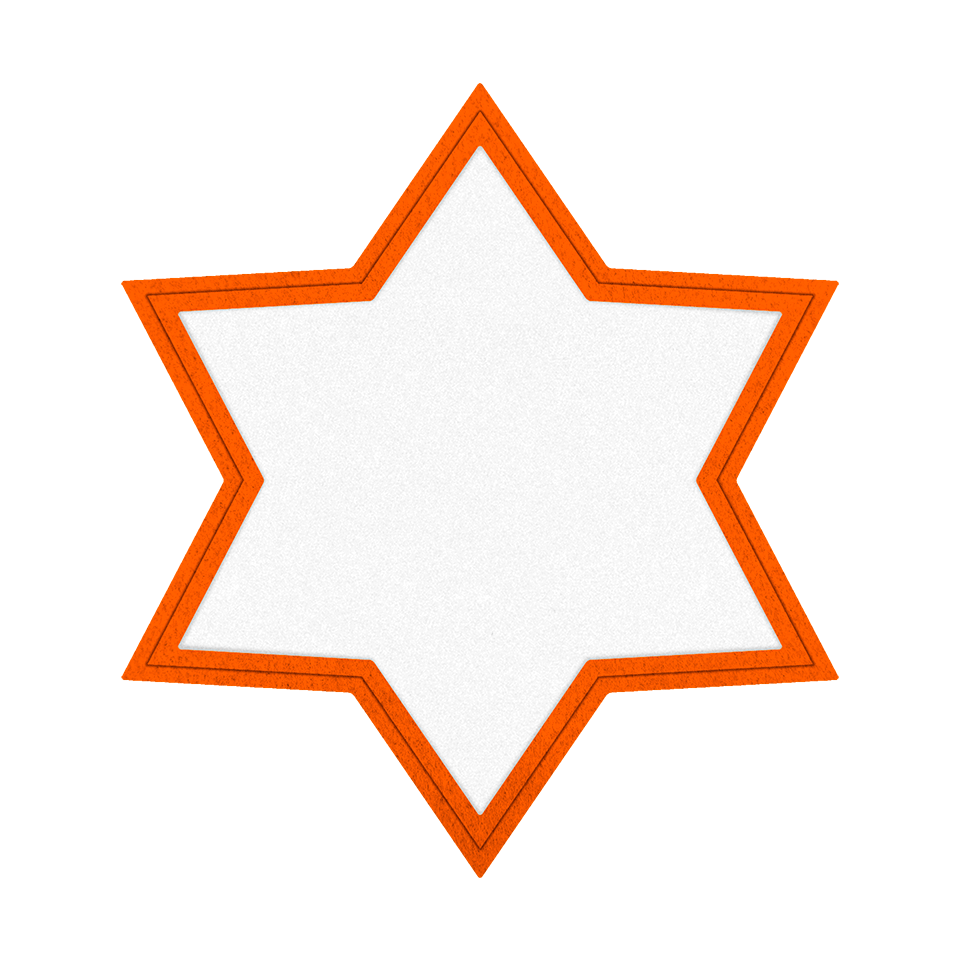 Parche VELUR con Flock Mate de Colores en Forma de Estrella