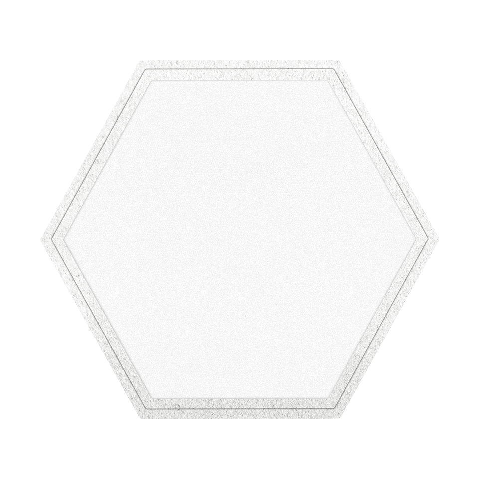 Parche Acabado Mate VELUR con Flock Hexagonal