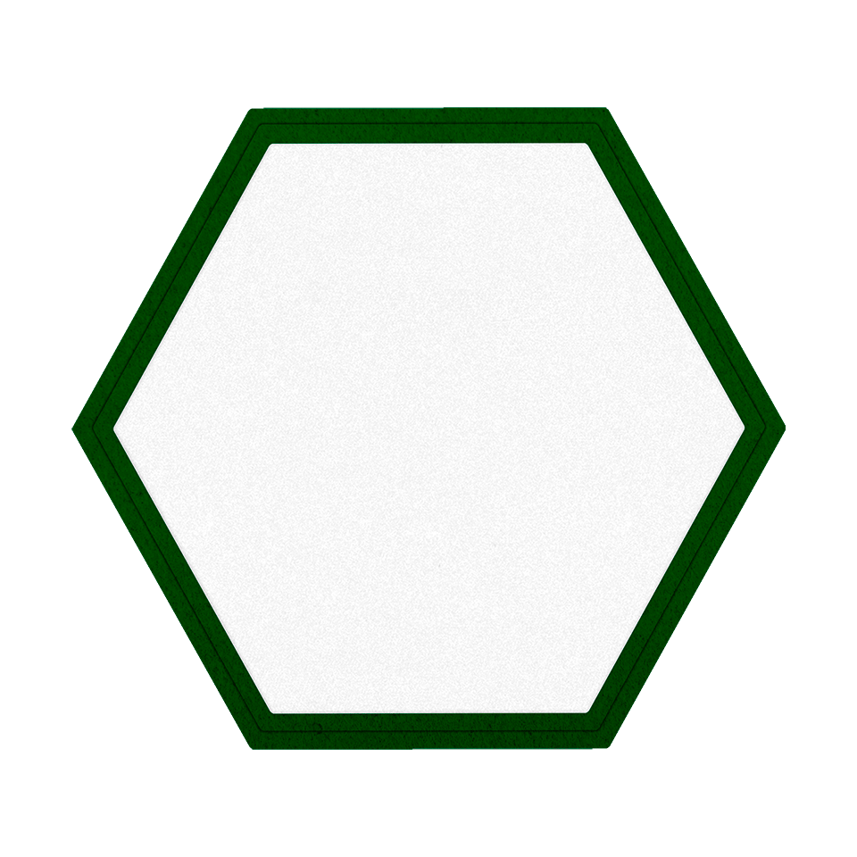 Parche Acabado Mate VELUR con Flock Hexagonal
