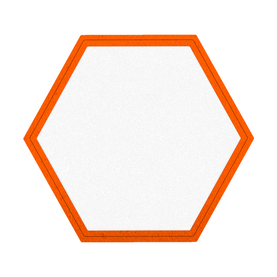 Parche Acabado Mate VELUR con Flock Hexagonal