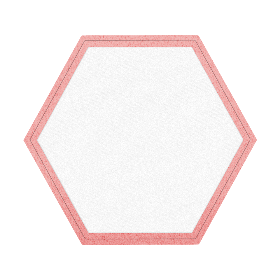 Parche Acabado Mate VELUR con Flock Hexagonal