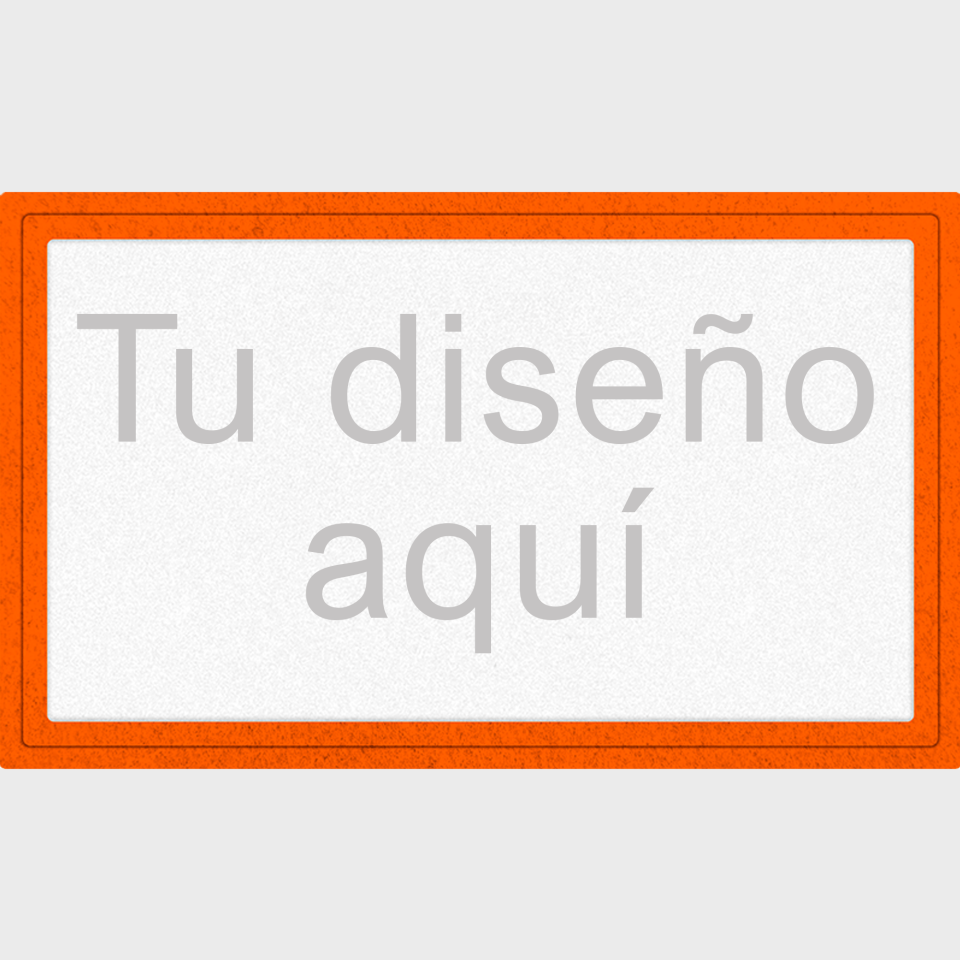 Parche VELUR Acabado Mate con Flock Rectangular