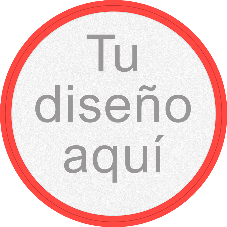 Parche Redondo FiberPlus de Colores Personalizable