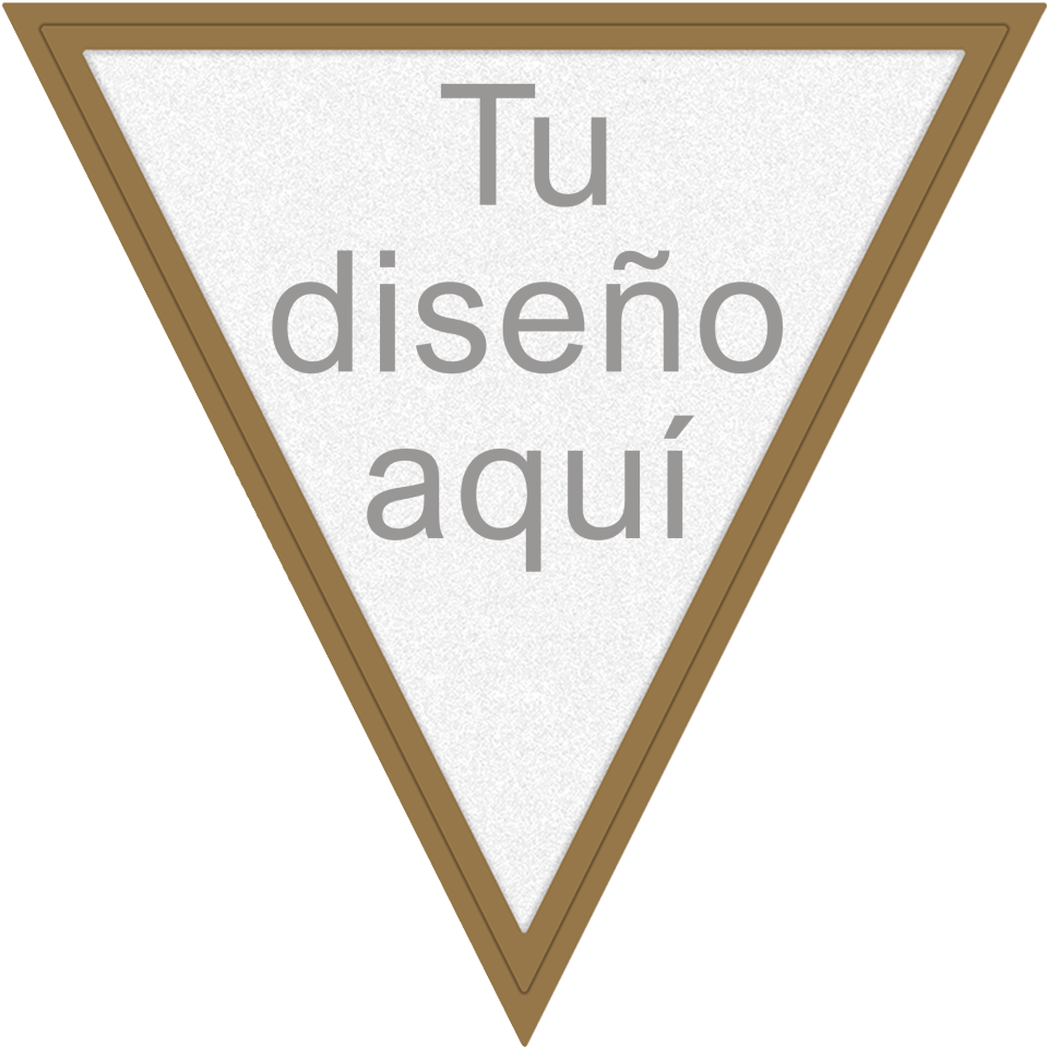 Parche Fiberplus con DTF Eco Triangular Personalizable