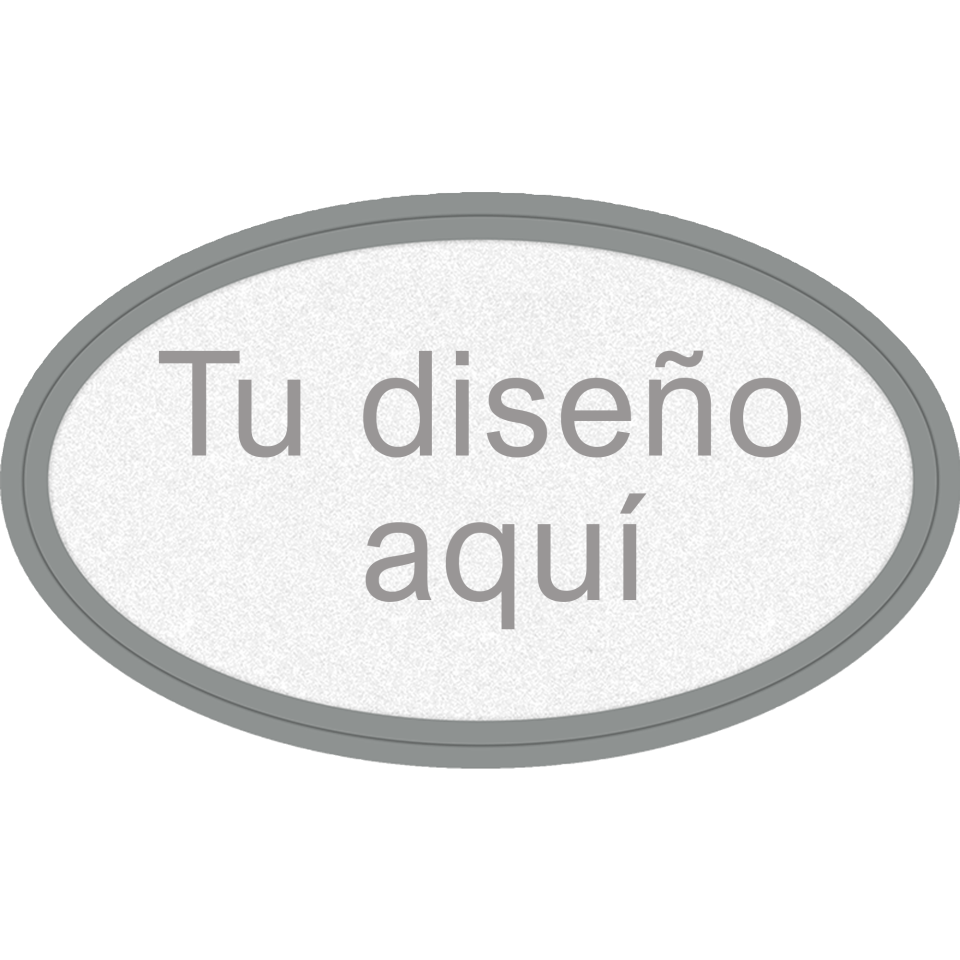 Parche Ovalado Fiberplus con DTF Eco de Color Personalizable