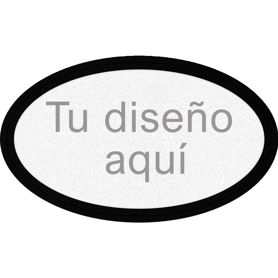 Parche Ovalado Fiberplus con DTF Eco de Color Personalizable