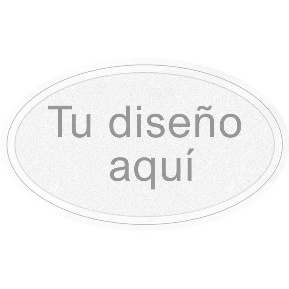 Parche Ovalado Fiberplus con DTF Eco de Color Personalizable