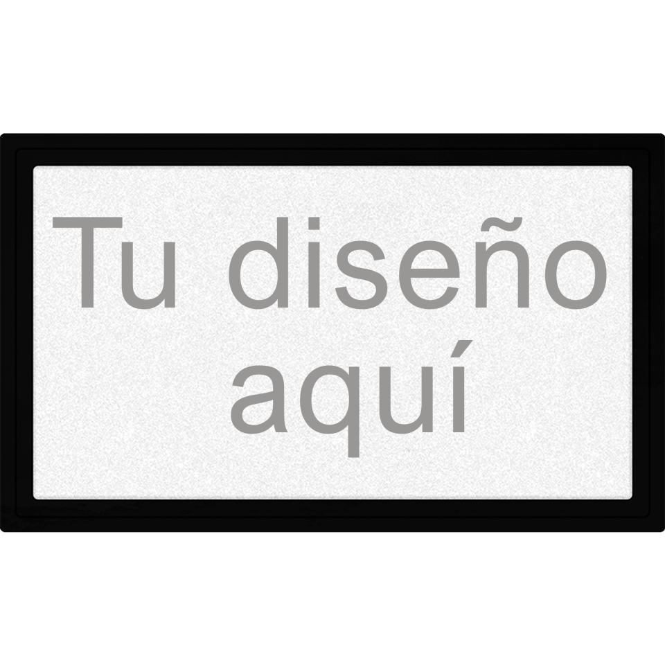 Parche Personalizable Fiberplus Forma Rectangular Acabado Mate