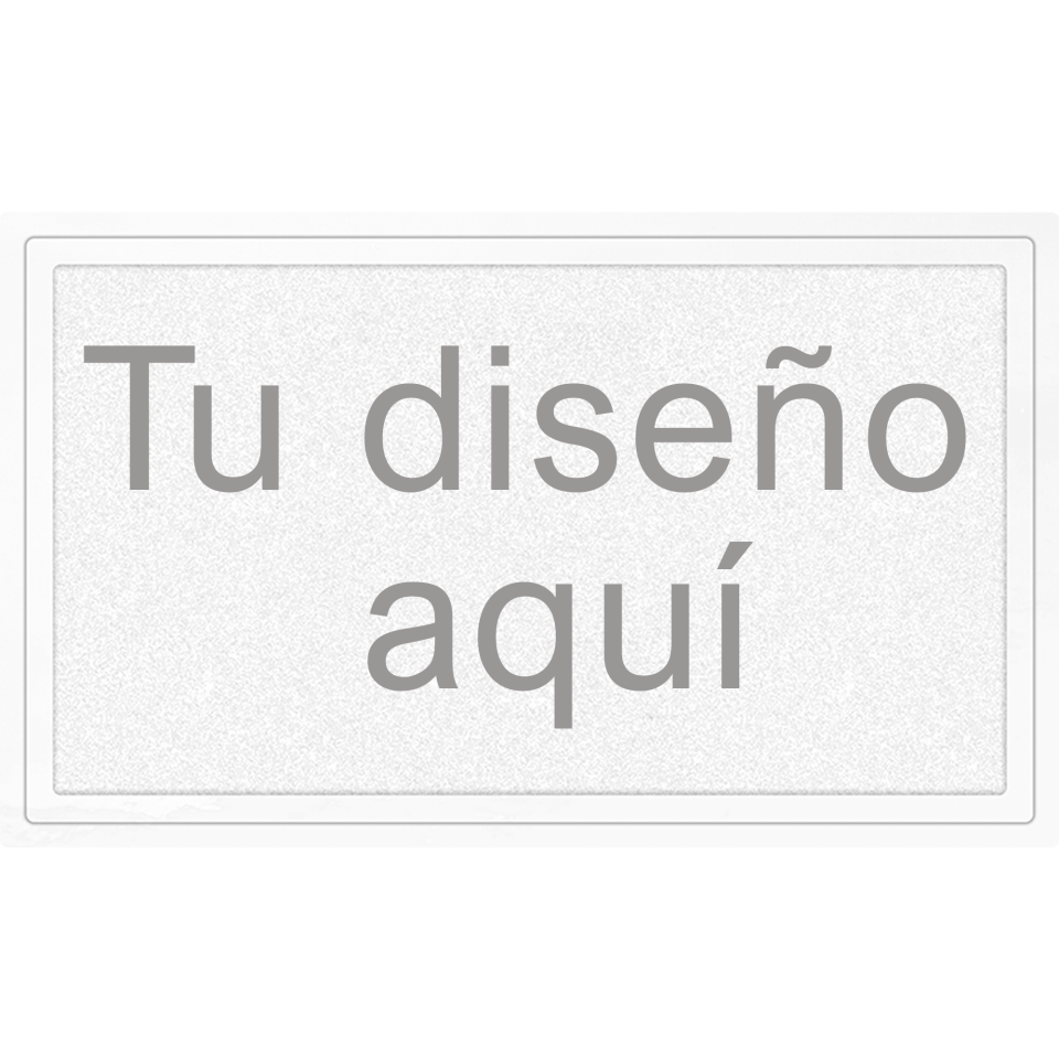 Parche Personalizable Fiberplus Forma Rectangular Acabado Mate