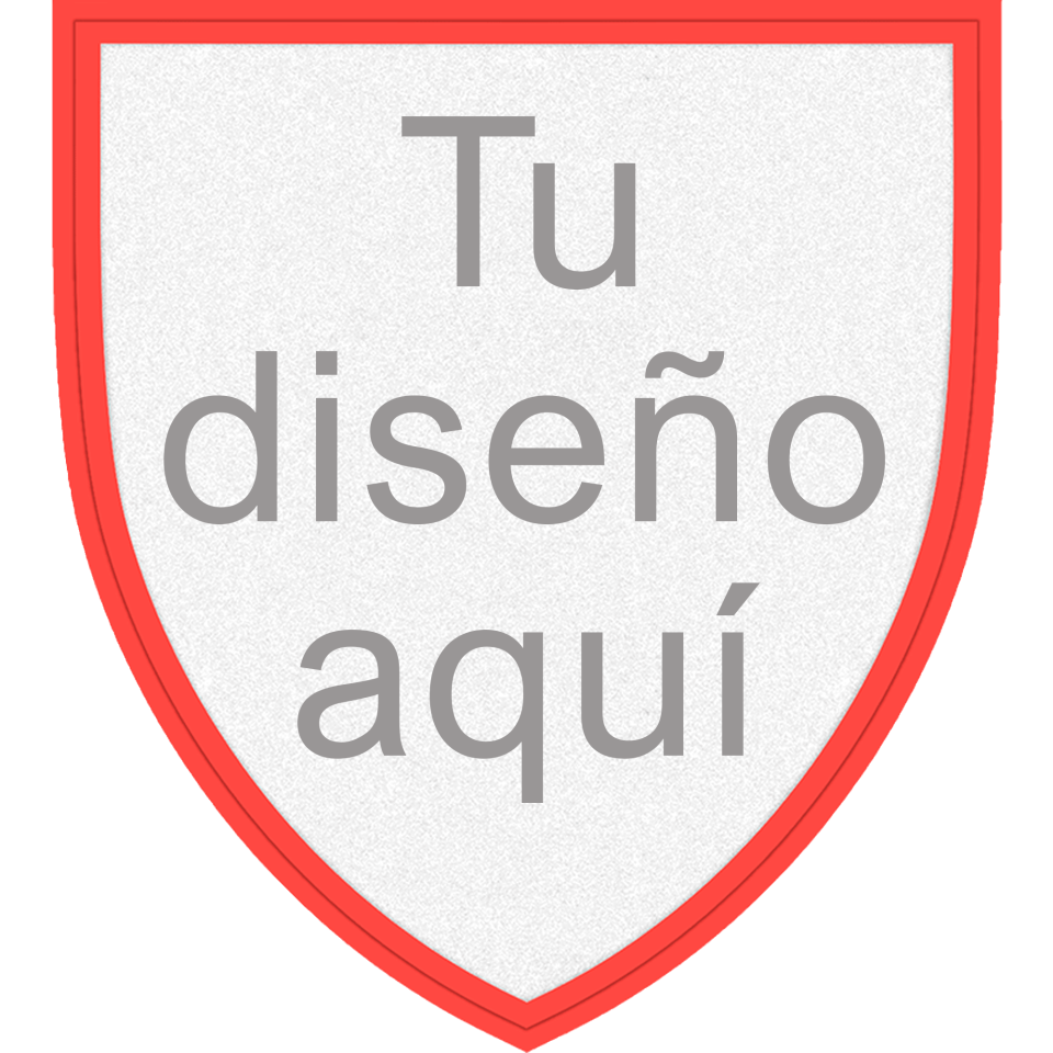 Parche Fiberplus con DTF Eco en Forma de Escudo