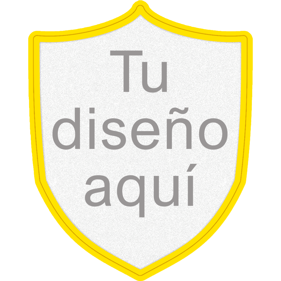 Parche Personalizado con Forma de Escudo