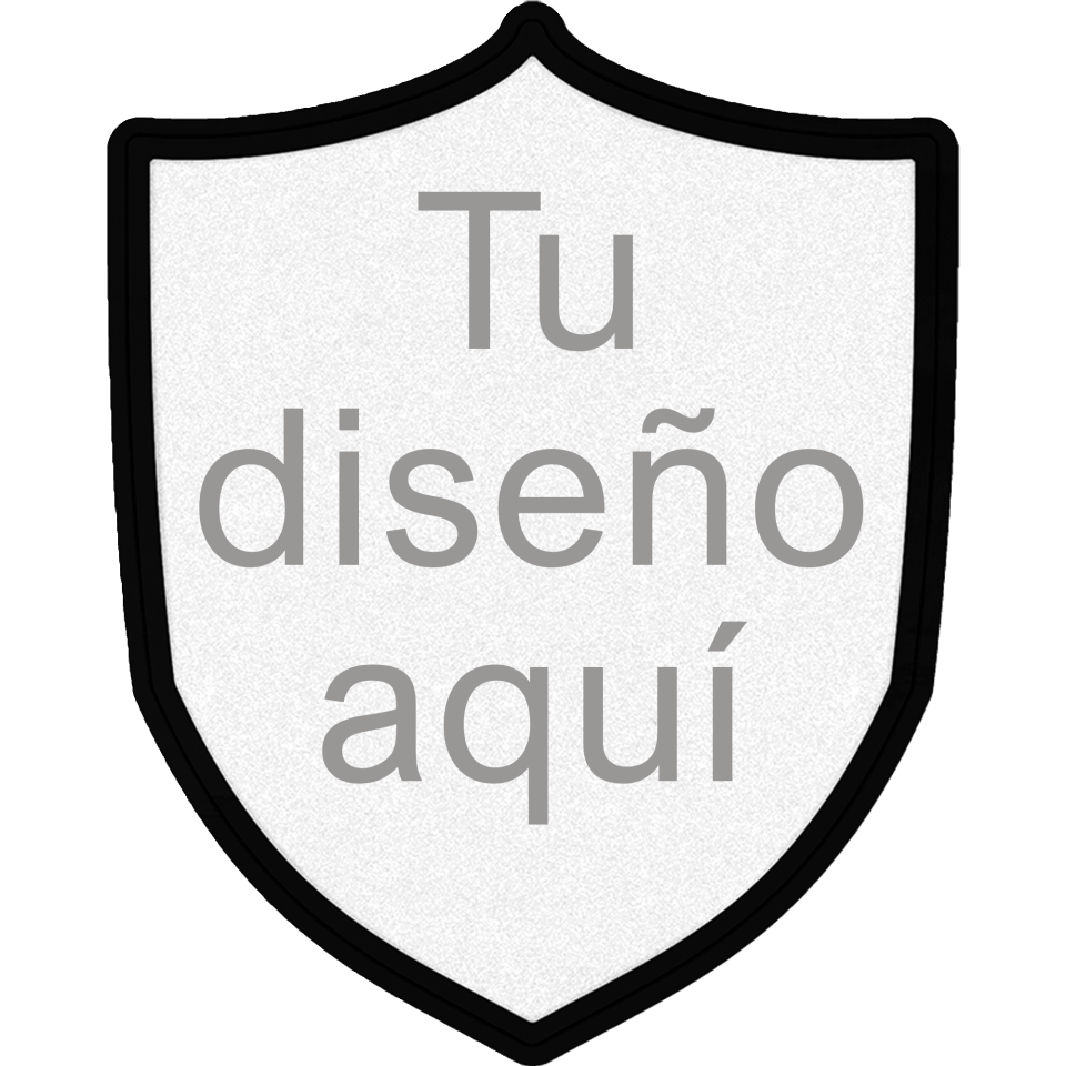 Parche Personalizado con Forma de Escudo