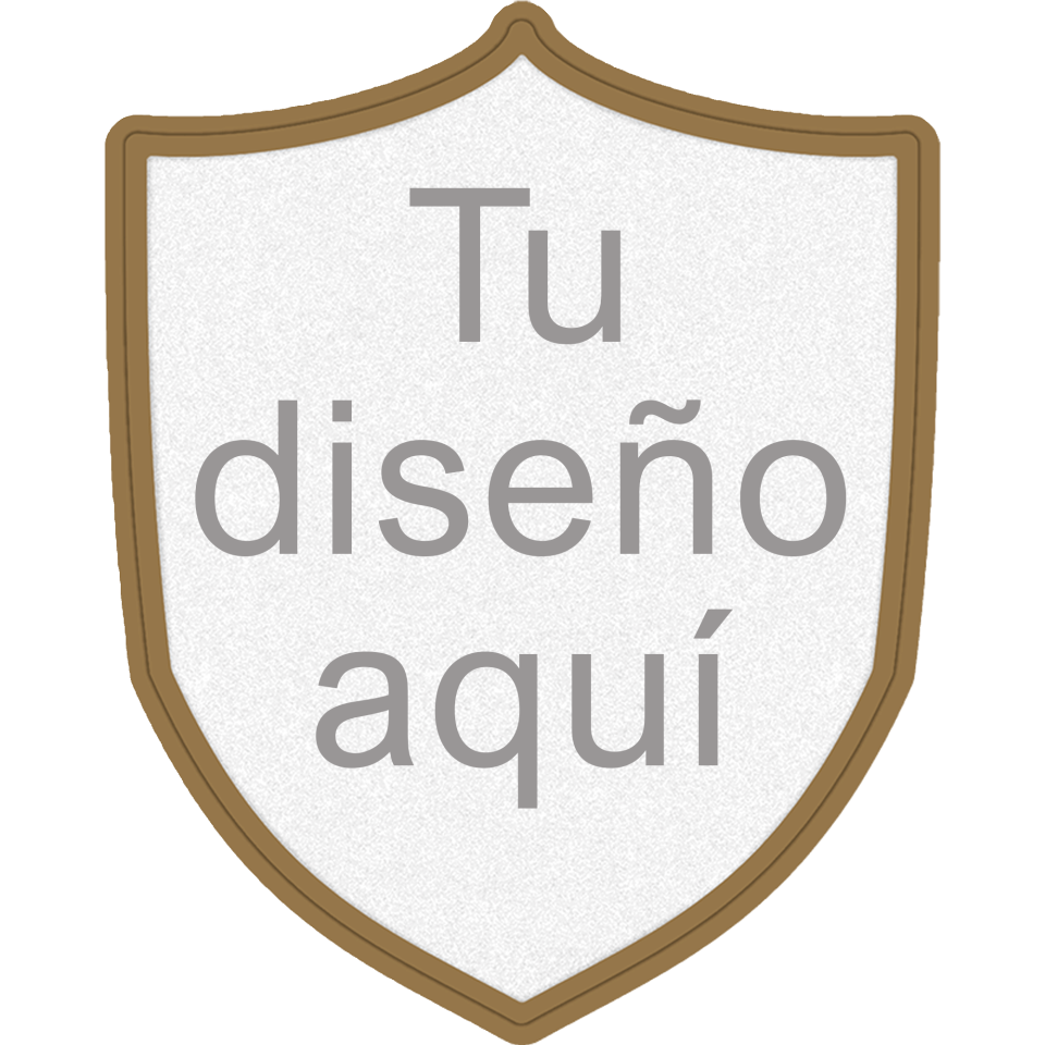 Parche Personalizado con Forma de Escudo
