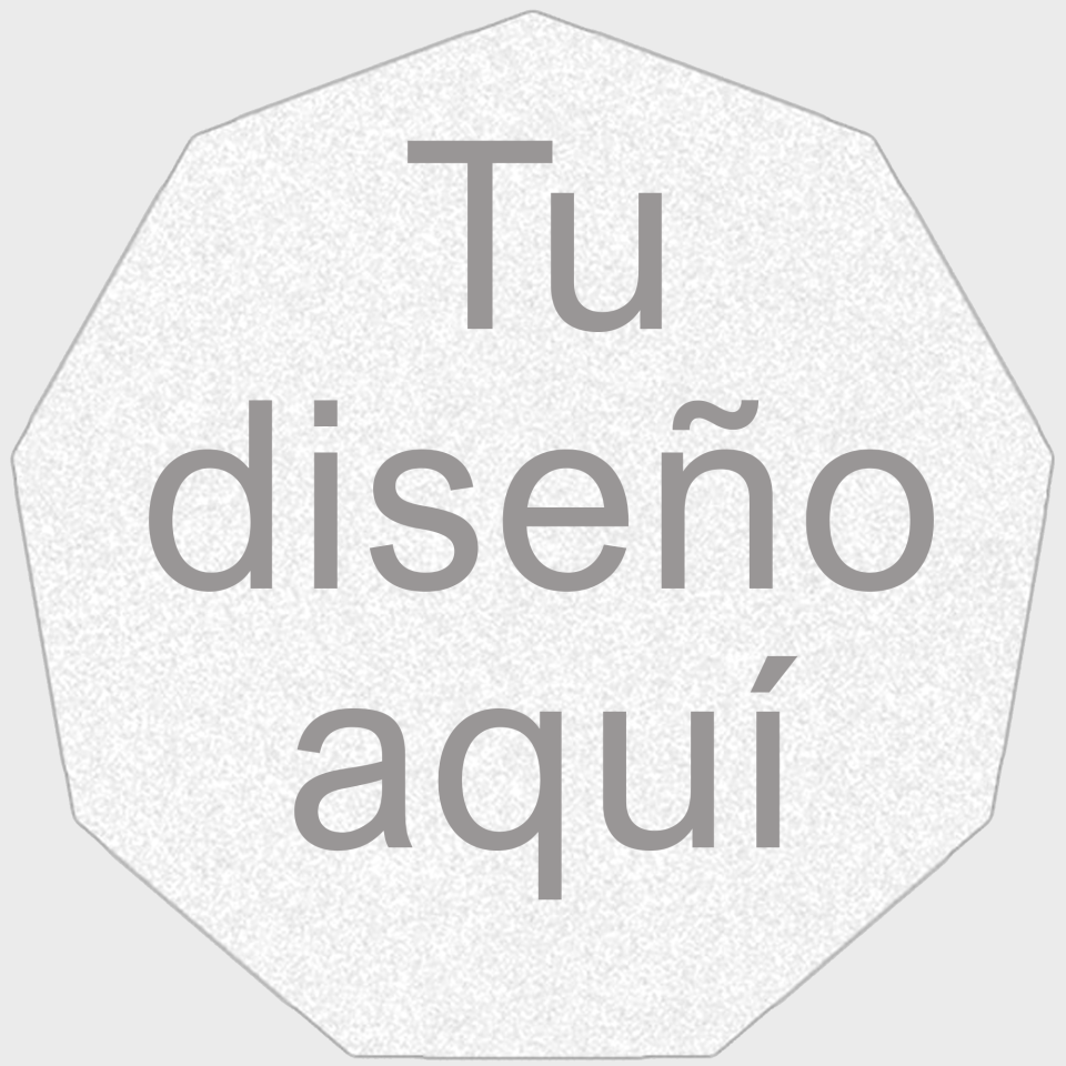 Parche FIBERPLUS con forma de Nonágono Personalizable