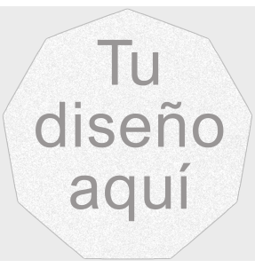 Parche FIBERPLUS con forma de Nonágono Personalizable