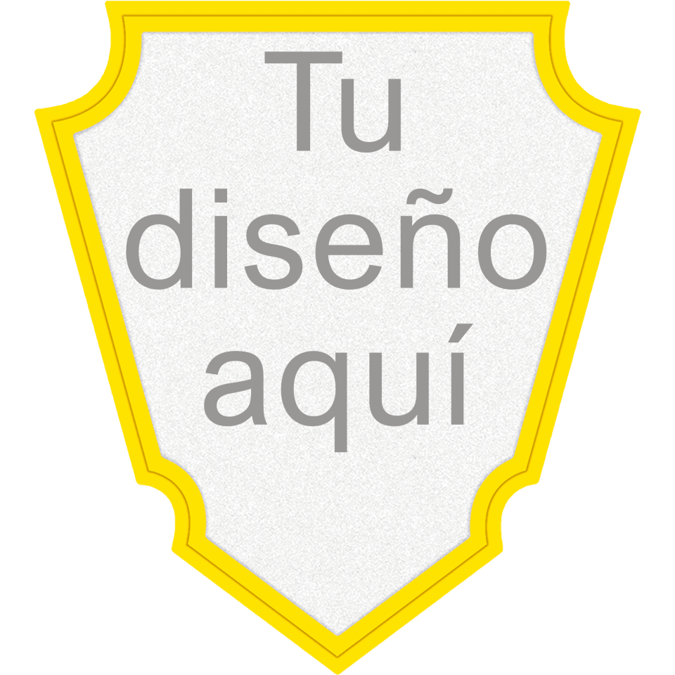 Parche con DTF Eco en Forma de Flecha FIBERPLUS