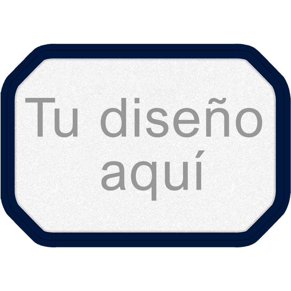 Parche FIBERPLUS con DTF Eco con Forma Hammer Efecto Mate