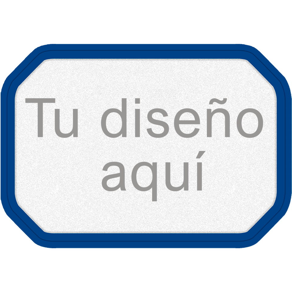 Parche FIBERPLUS con DTF Eco con Forma Hammer Efecto Mate