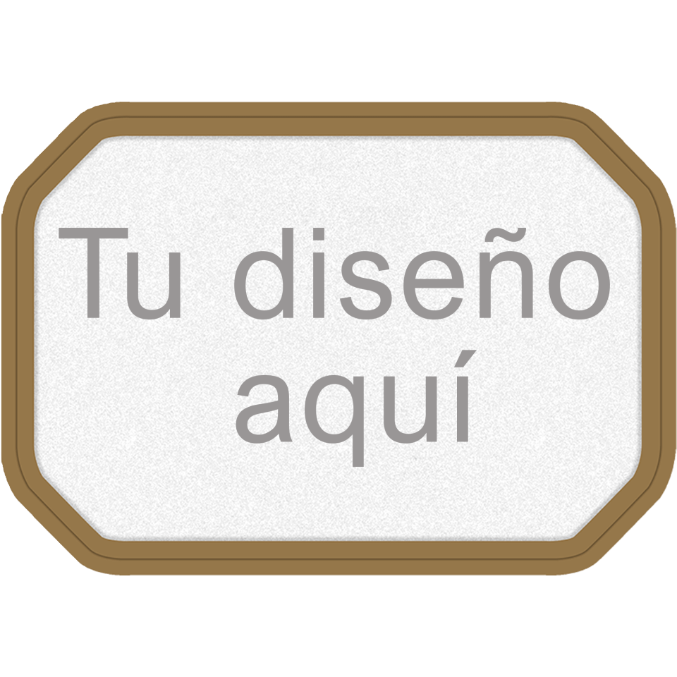 Parche FIBERPLUS con DTF Eco con Forma Hammer Efecto Mate