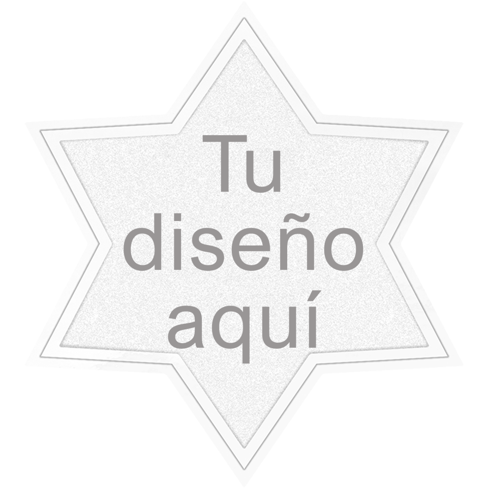 Parche FIBERPLUS con DTF Eco de Colores en Forma de Estrella