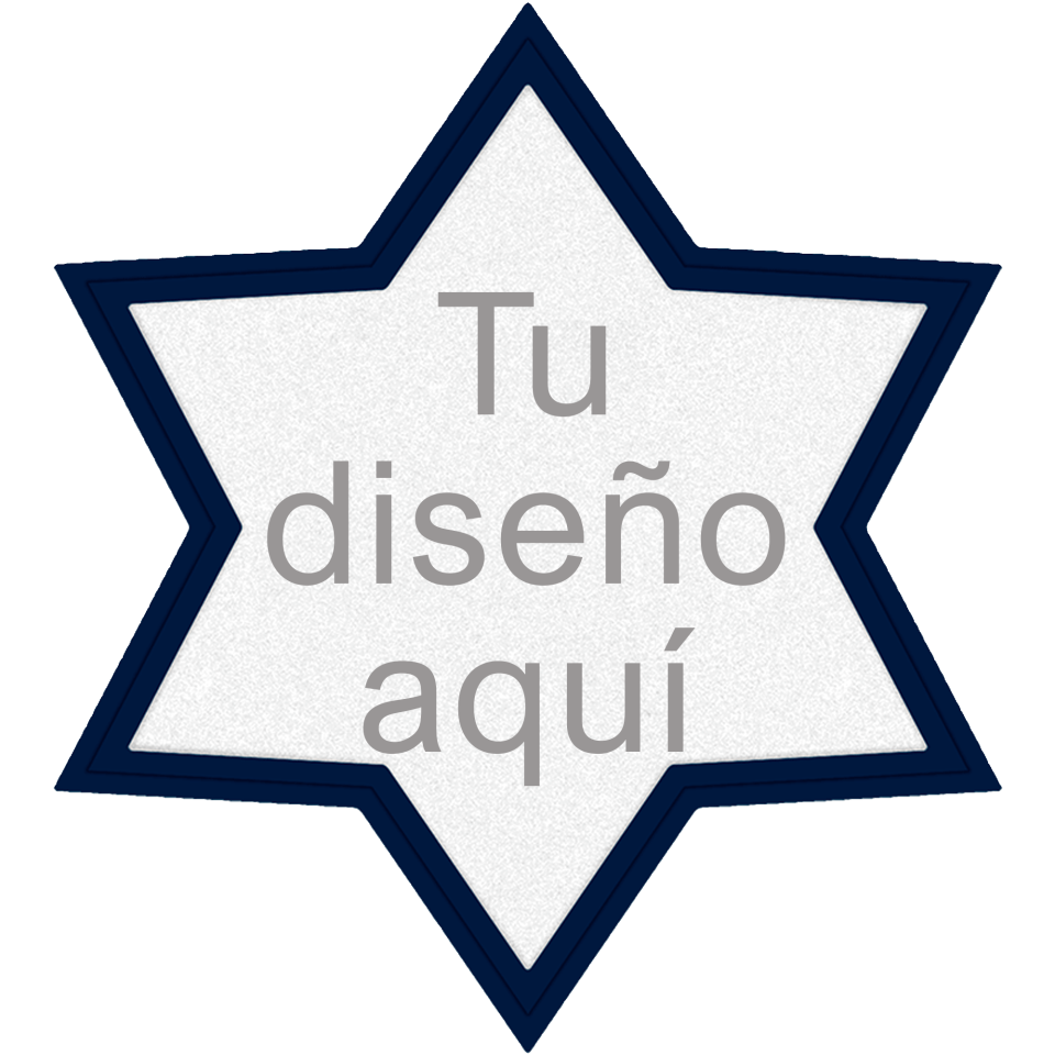 Parche FIBERPLUS con DTF Eco de Colores en Forma de Estrella