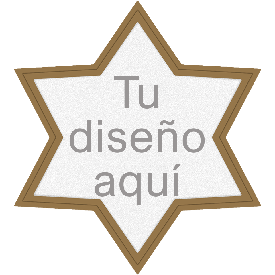 Parche FIBERPLUS con DTF Eco de Colores en Forma de Estrella