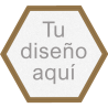 Parche Personalizable FIBERPLUS con DTF Eco en Forma de Hexagono
