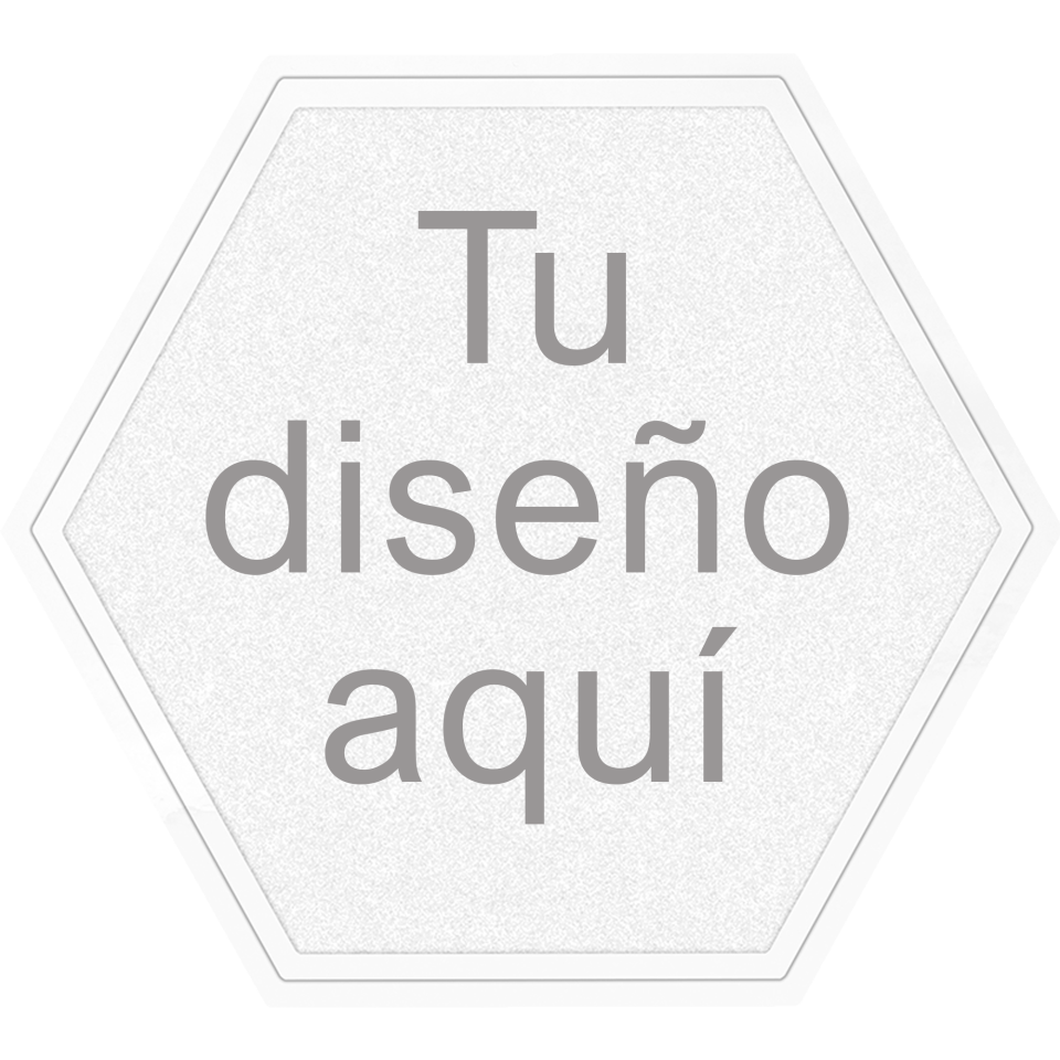 Parche Personalizable FIBERPLUS con DTF Eco en Forma de Hexagono