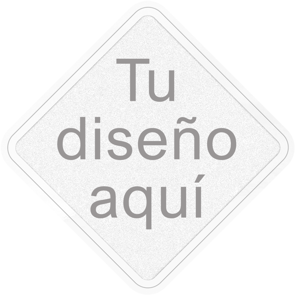 Parche Personalizable con DTF Eco en Forma de Rombo