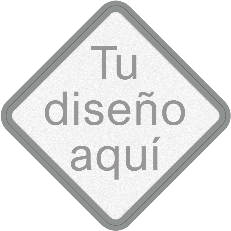 Parche Personalizable con DTF Eco en Forma de Rombo