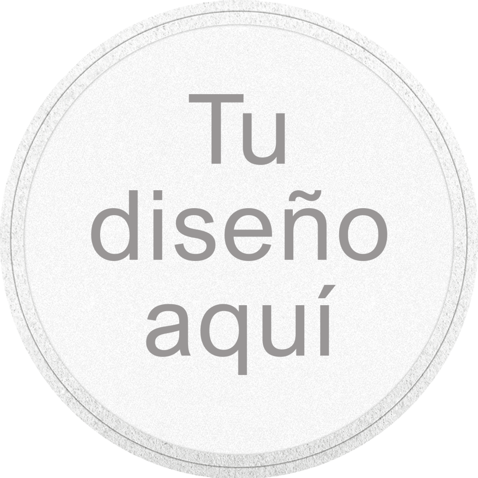 Parche VELUR con DTF Eco Flock Redondo con Acabado Mate