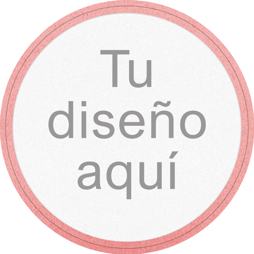 Parche VELUR con DTF Eco Flock Redondo con Acabado Mate