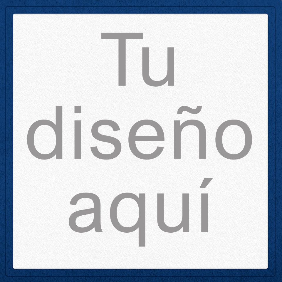 Parche VELUR PERSONALIZABLE con Flock Cuadrado