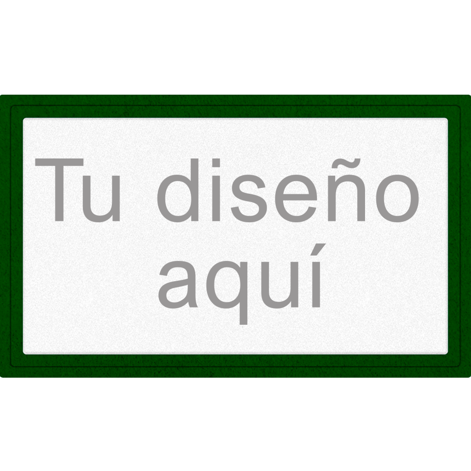 Parche VELUR Acabado Mate con Flock Rectangular