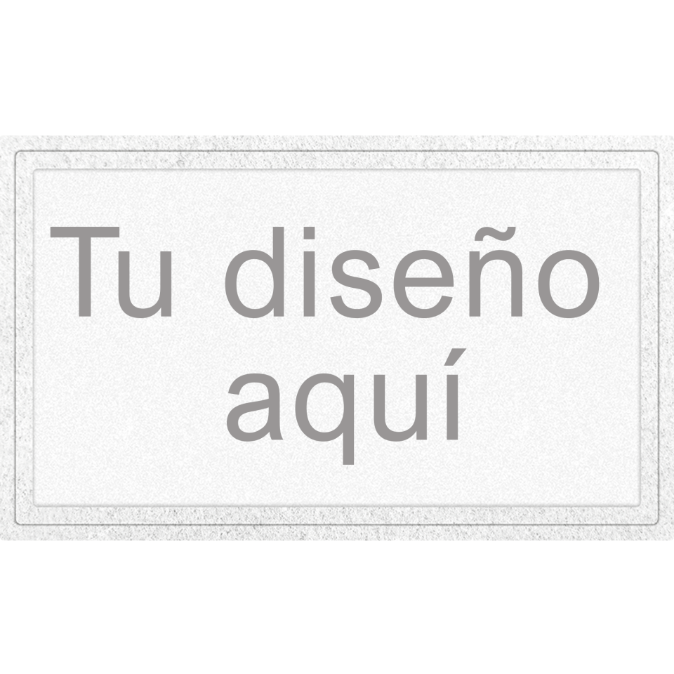 Parche VELUR Acabado Mate con Flock Rectangular